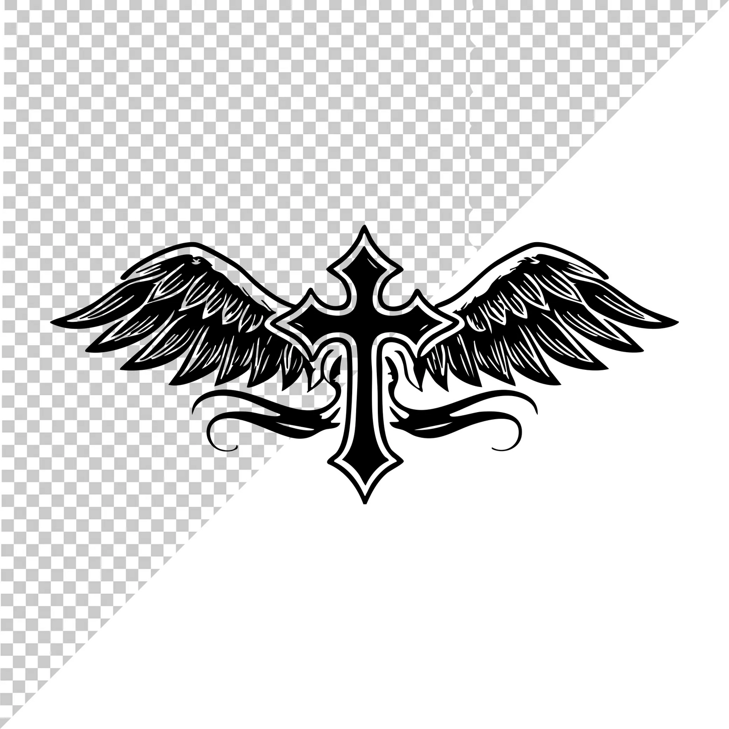 Divine Vector Pack Details - High-quality religious vector designs showcasing biblical iconography, ideal for apparel, branding, and digital art.