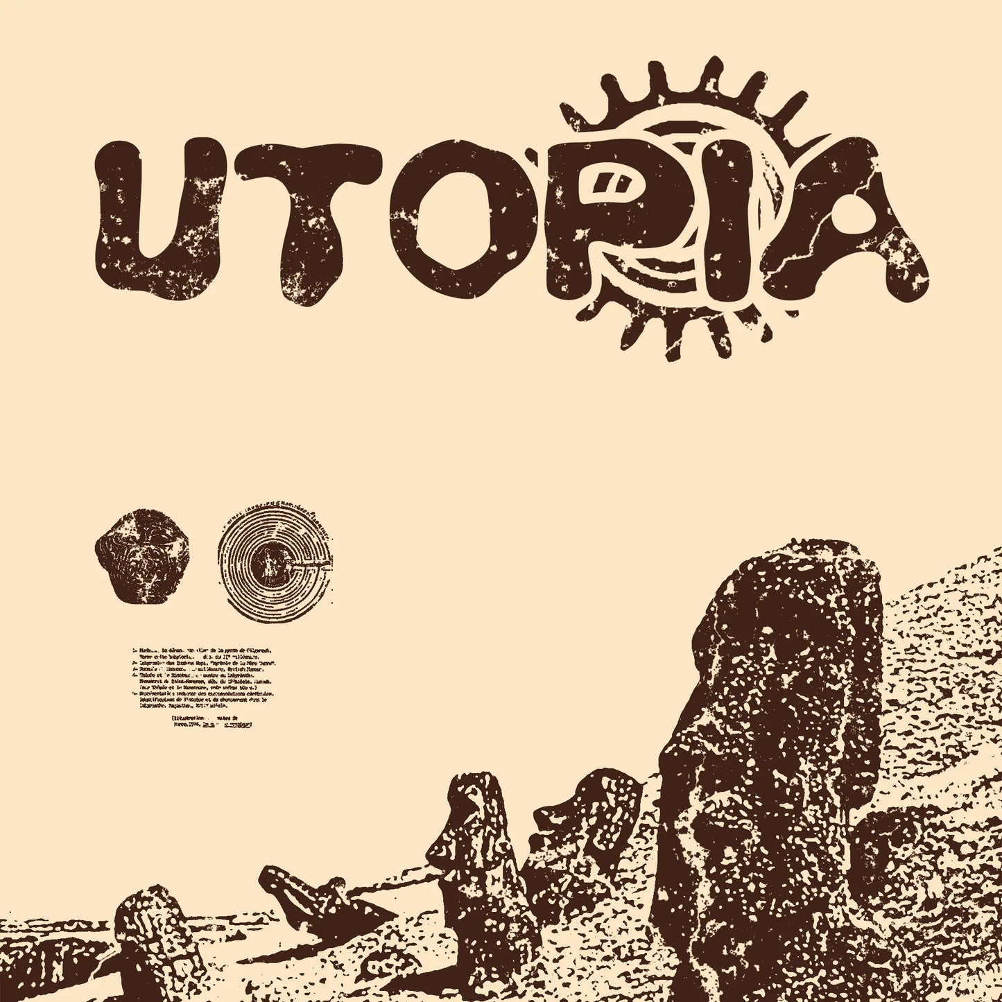 Utopia Typeface Cover - Showcase of the Utopia typeface with various letter styles and designs.