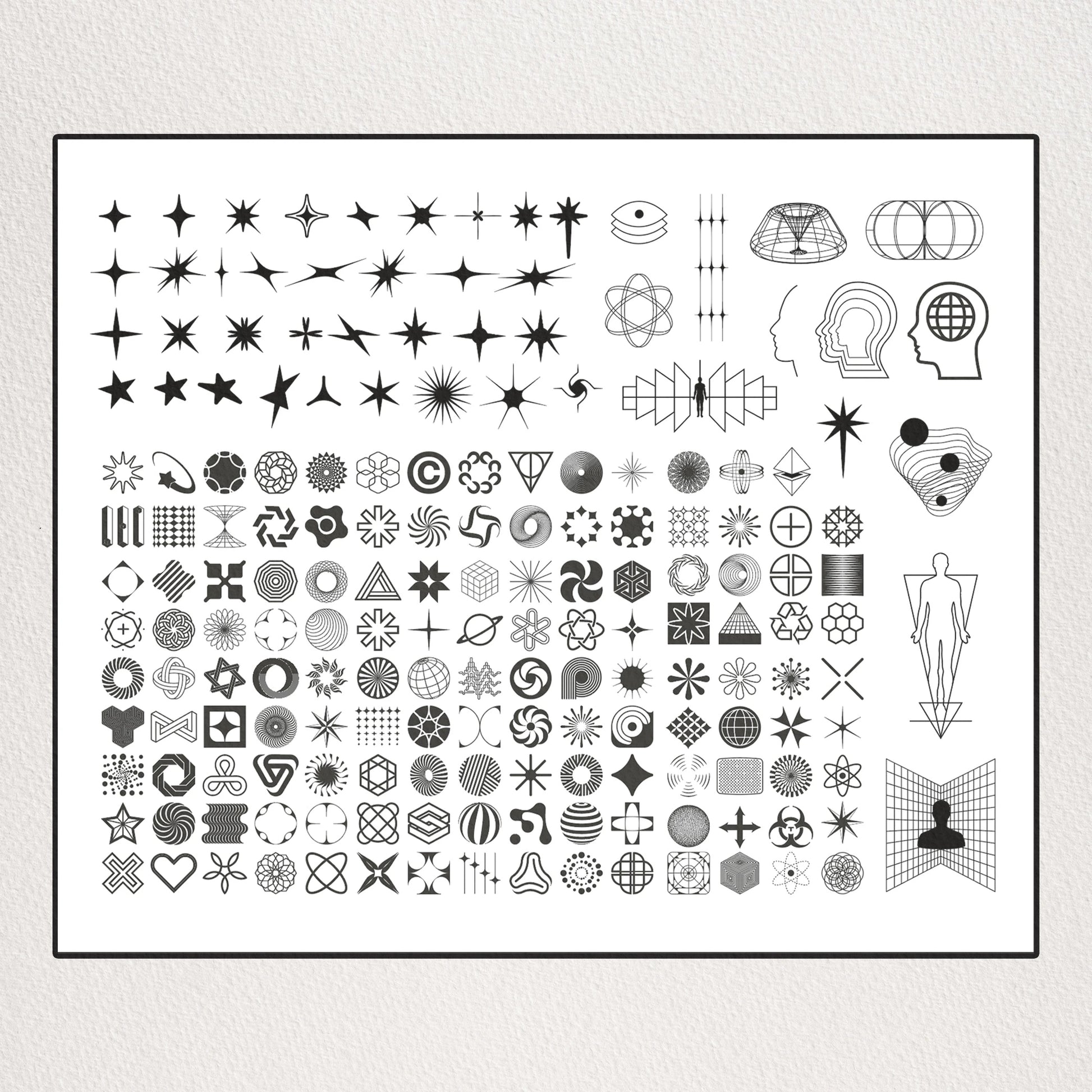 Free Vector Pack Example - Showcasing free vector graphics in design projects for creative inspiration.