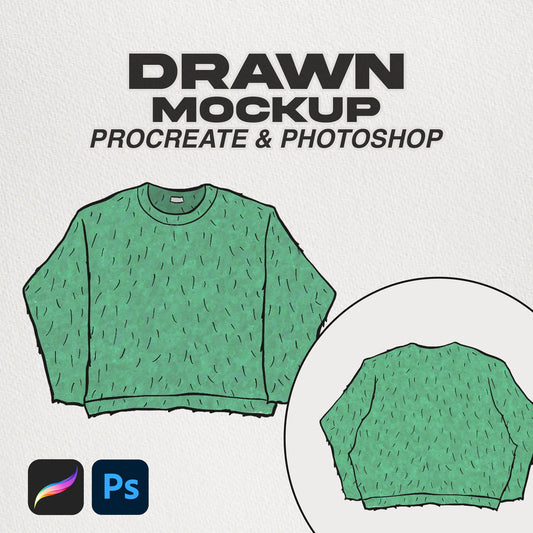 Sweater Drawn Procreate Mockup