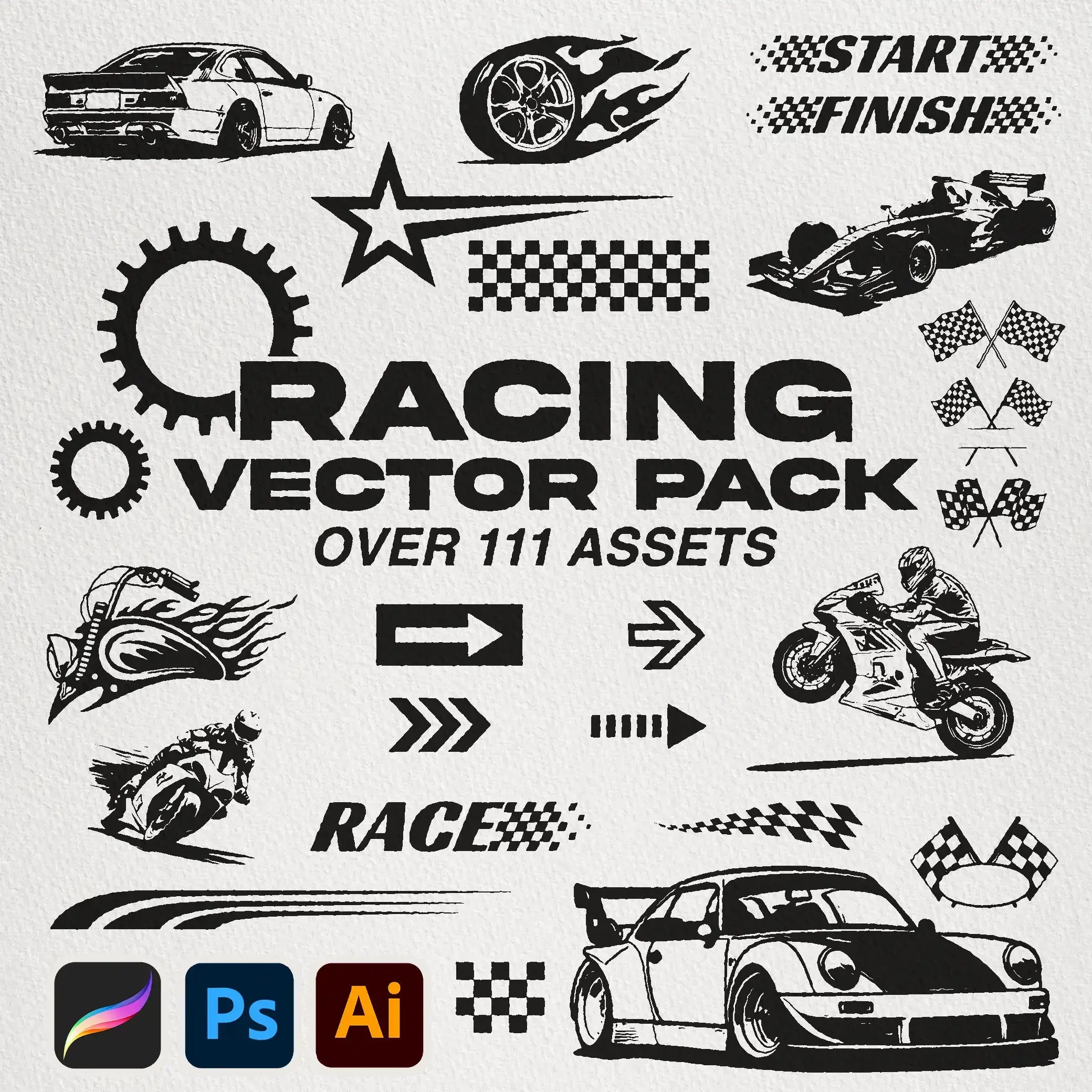 Racing Vector Pack | Vector Pack | adoarchive